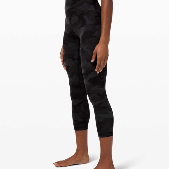 Lululemon Align High-Rise Legging 25" - Heritage Camo Deep Coal - Size 6 - Picture 2 of 10